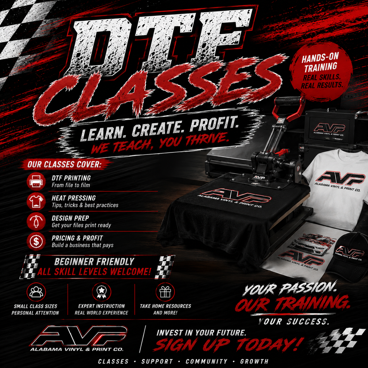 DTF Classes - Learn. Create. Profit.