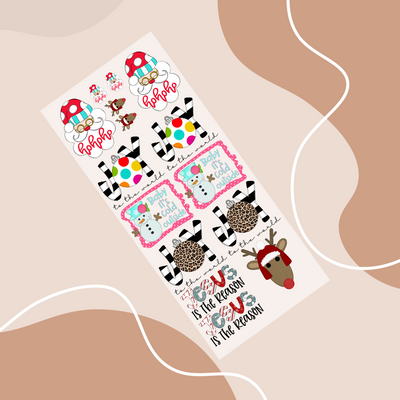 Pre-Built Christmas #2 Gang Sheet - 48 Inches Alabama Vinyl