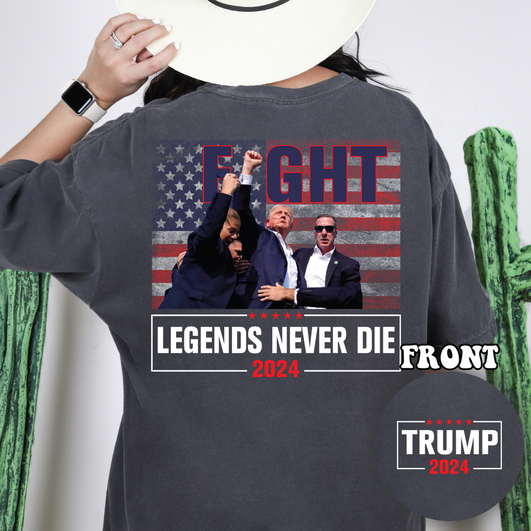 Trump Legends Never Die Shirt Alabama Vinyl