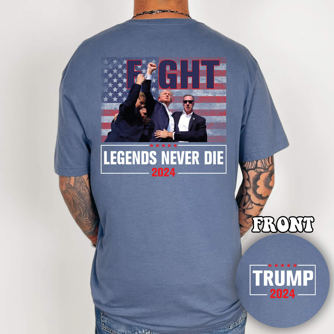 Trump Legends Never Die Shirt Alabama Vinyl