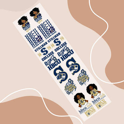 Pre-Built Stillman Gang Sheet - 84 Inches Alabama Vinyl