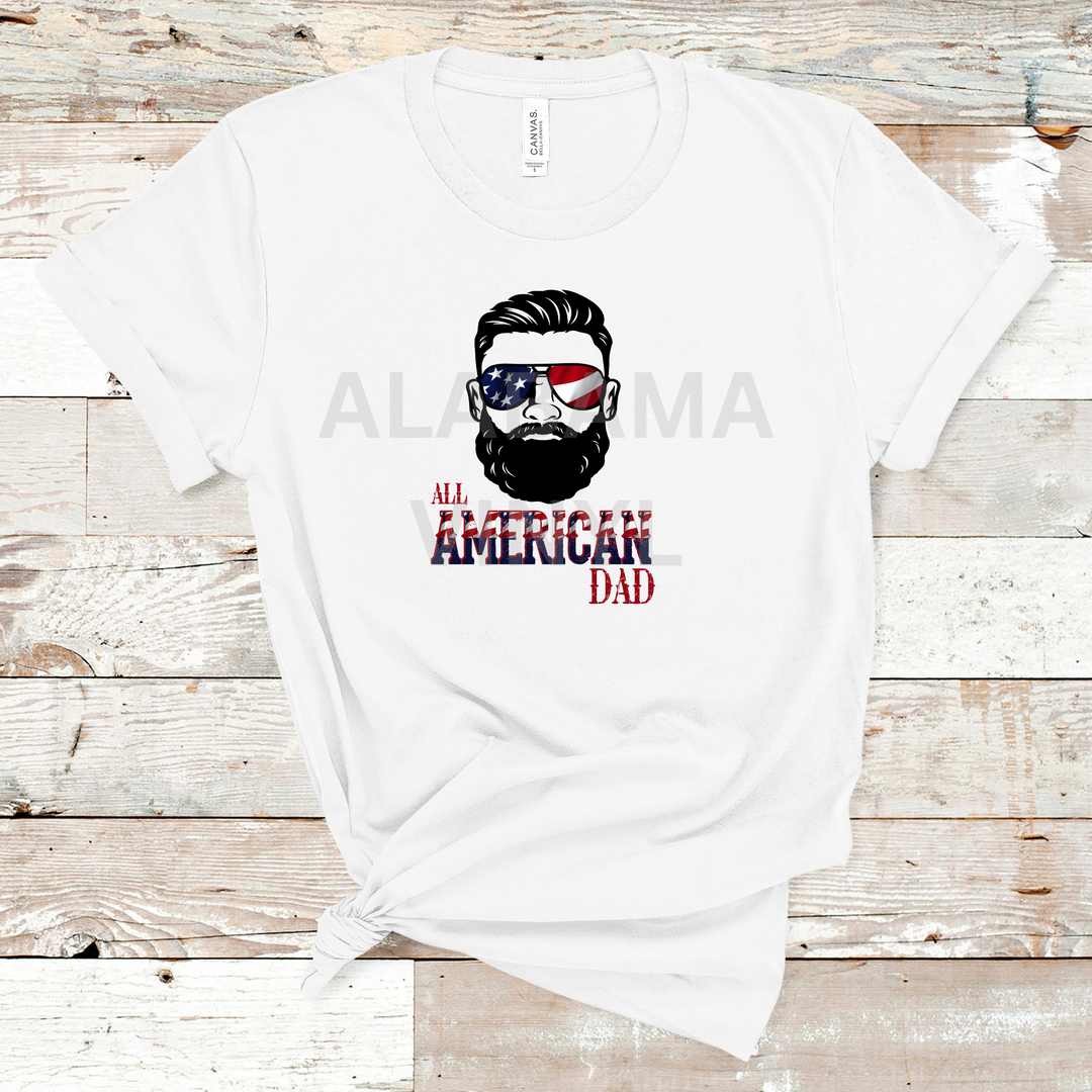 All American Dad Ready-to-Press Transfer Alabama Vinyl