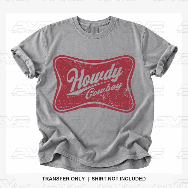 Howdy Cowboy Alabama Vinyl & Print Co.