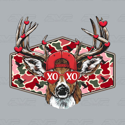 Valentine Deer Alabama Vinyl & Print Co.