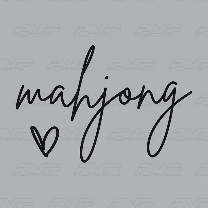 MahjongBLACK Alabama Vinyl & Print Co.