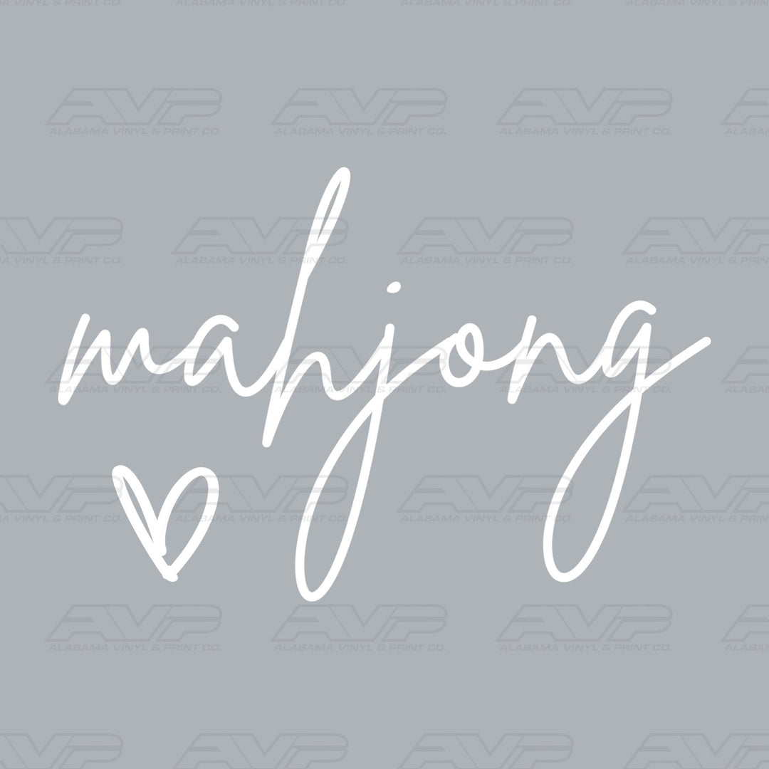 MahjongWHITE Alabama Vinyl & Print Co.
