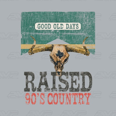 Raised 90s Country Alabama Vinyl & Print Co.
