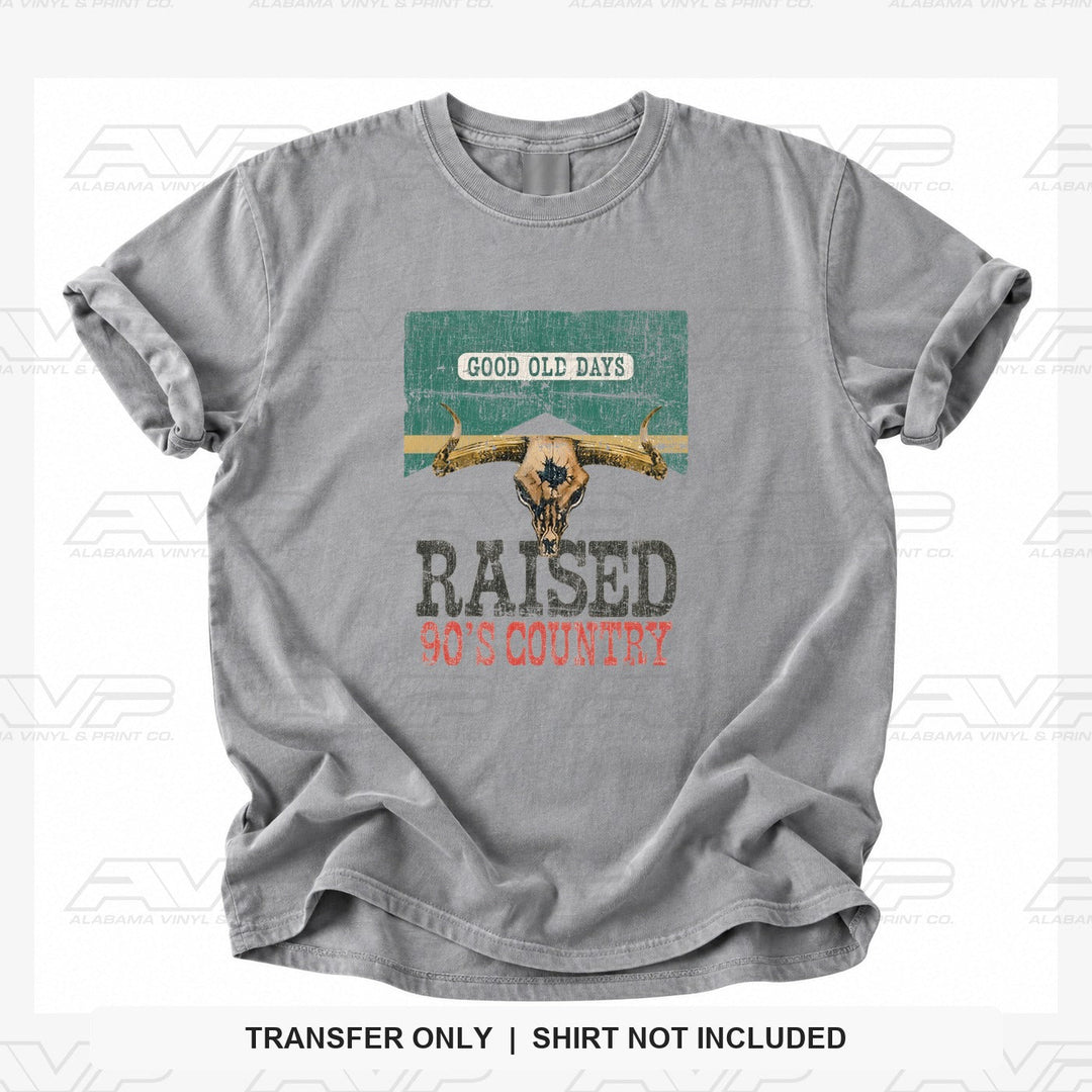Raised 90s Country Alabama Vinyl & Print Co.