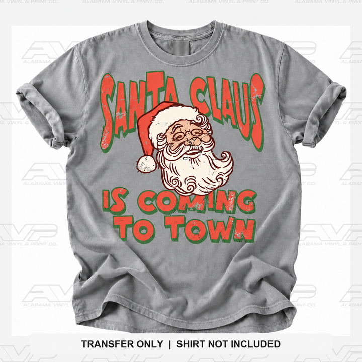Santa Claus Is Coming Alabama Vinyl