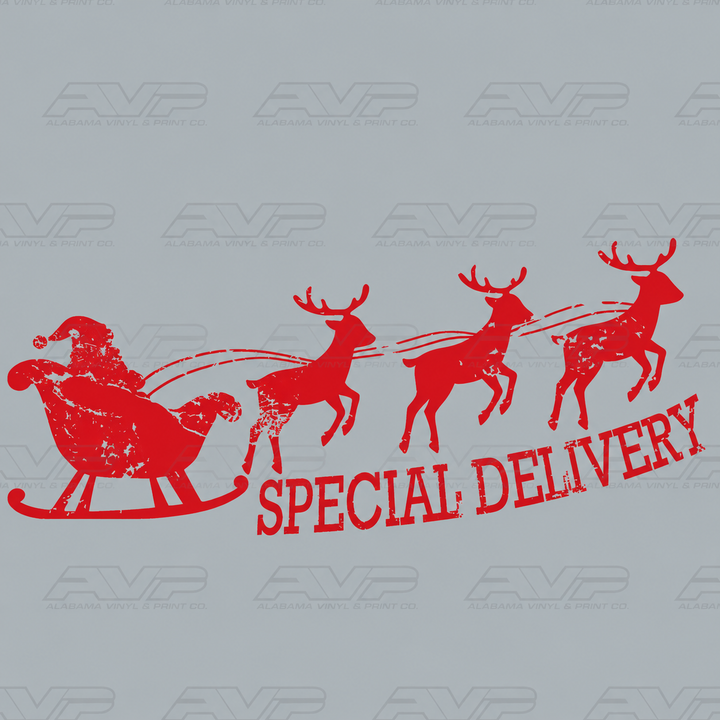 Santa Special Delivery Alabama Vinyl