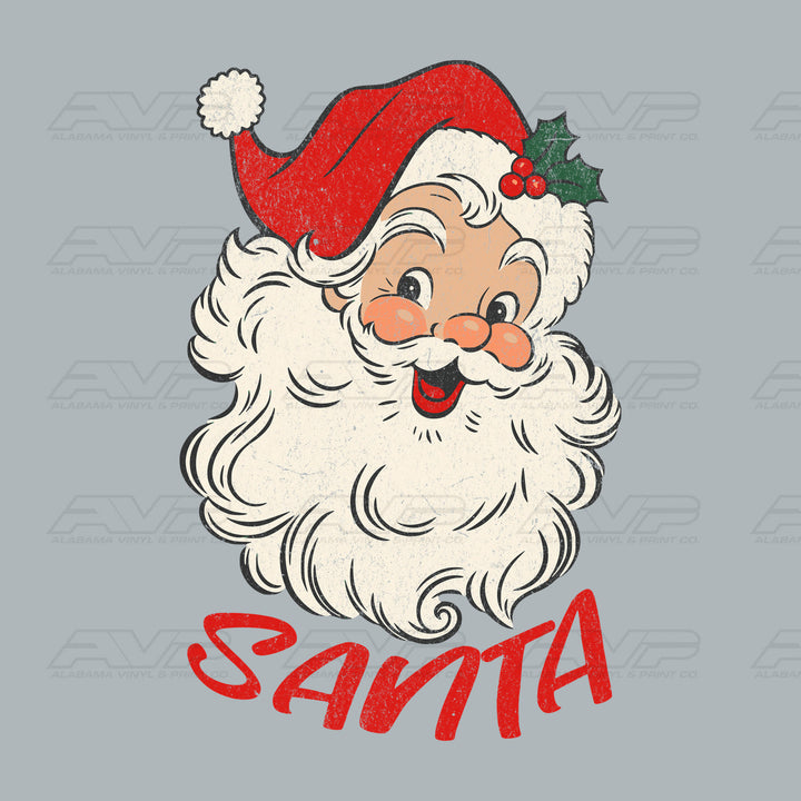 Jolly Santa Head Alabama Vinyl