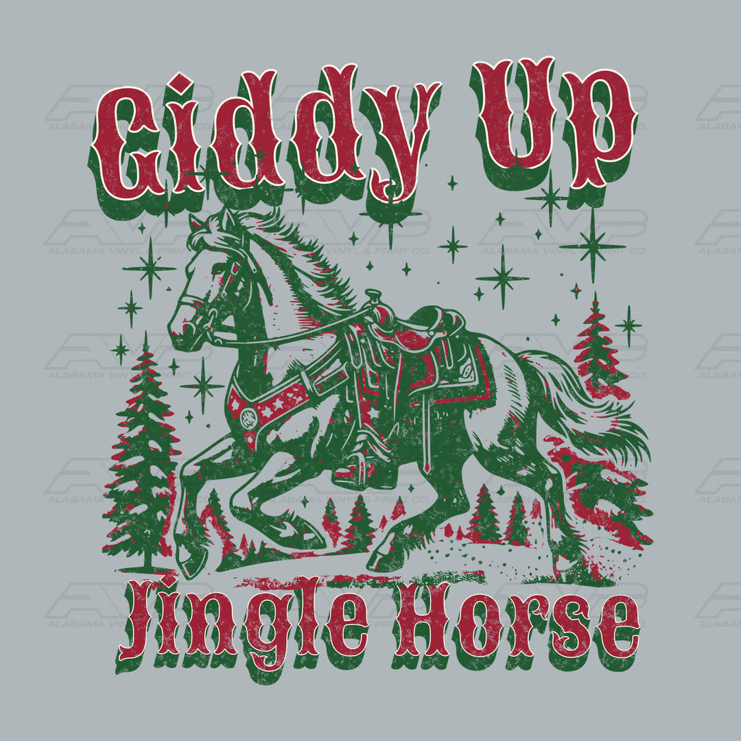 Giddy Up Jingle Horse Alabama Vinyl
