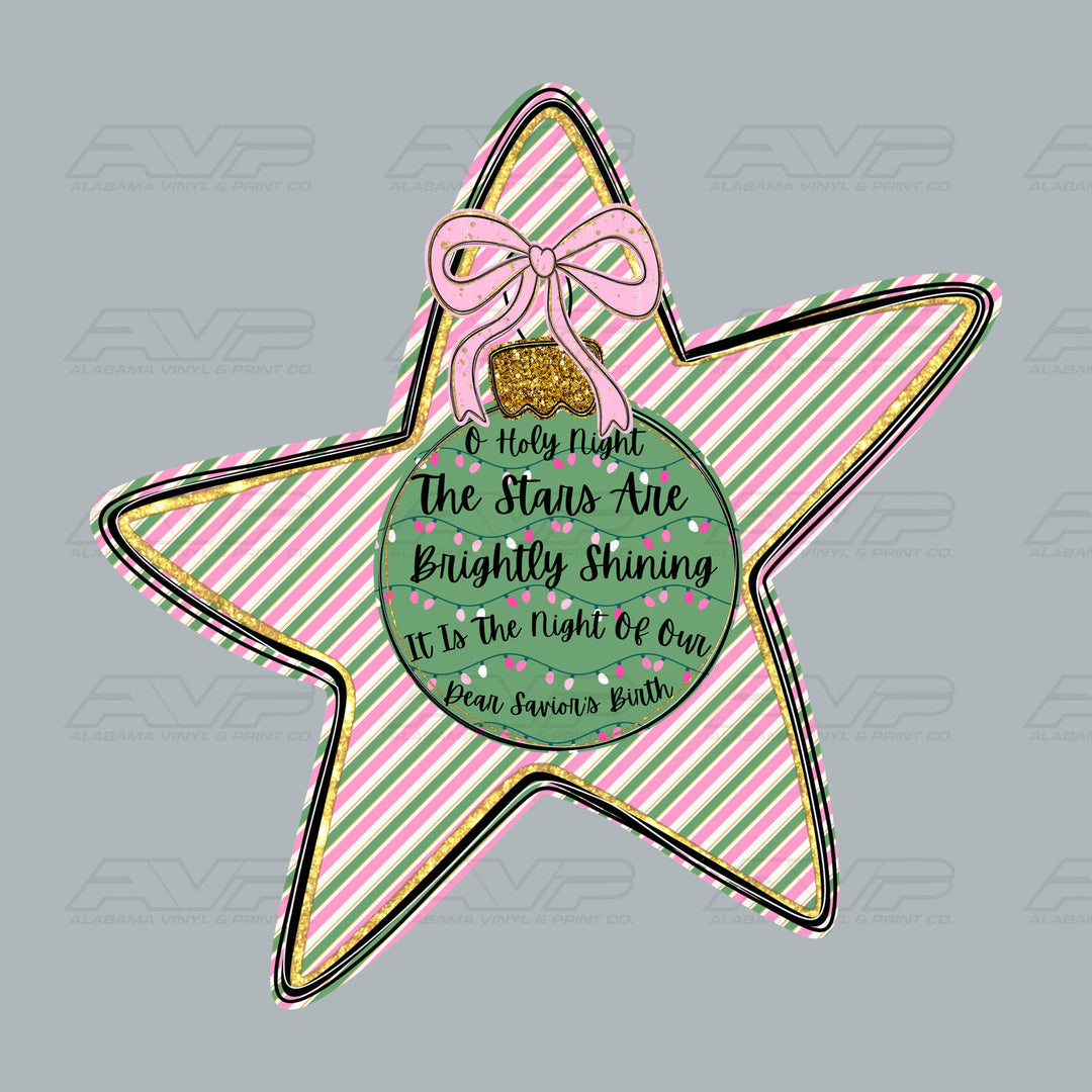 Holy Night Nativity Star Alabama Vinyl