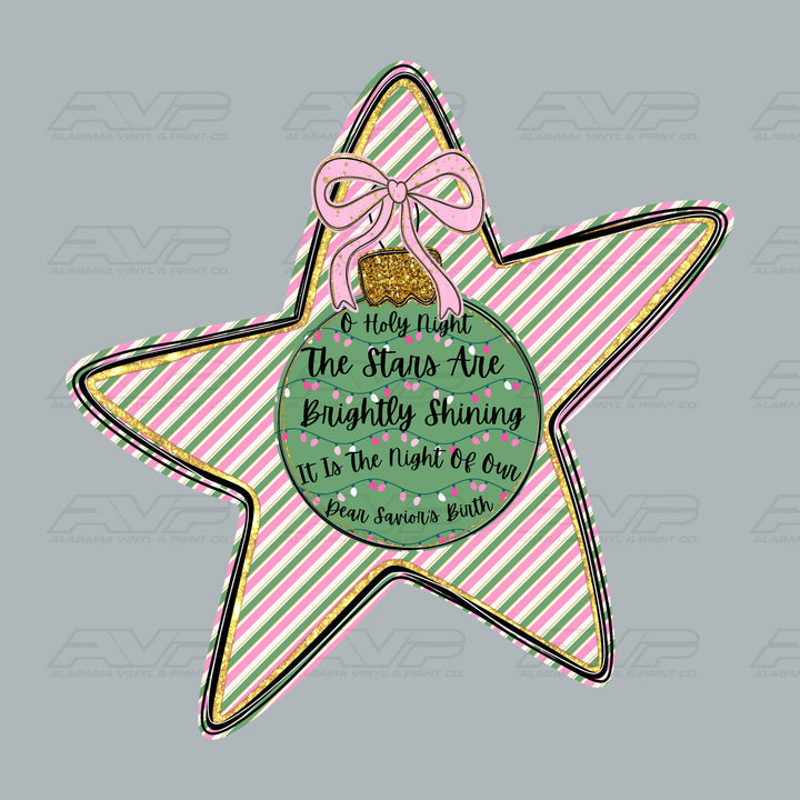 Holy Night Nativity Star Alabama Vinyl