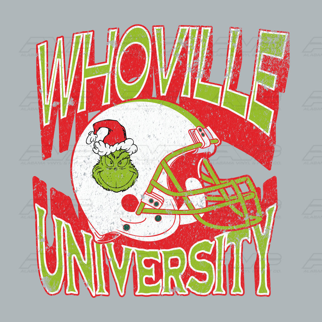 Whoville University Football Alabama Vinyl