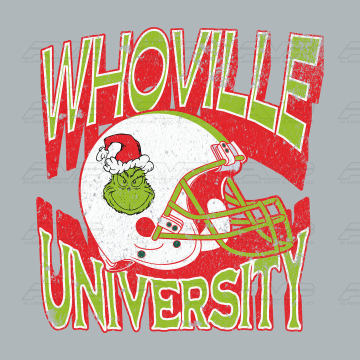 Whoville University Football Alabama Vinyl