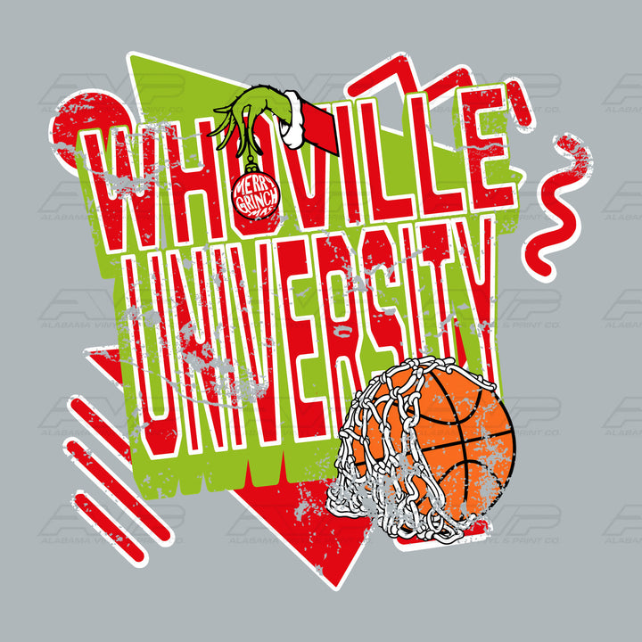Whoville University Basketball Alabama Vinyl