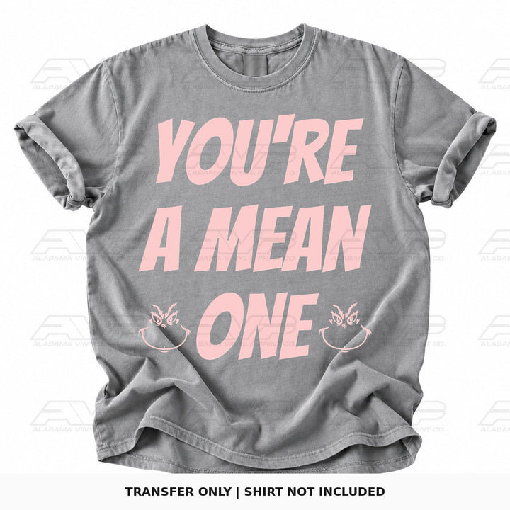 You're a Mean One Pink Alabama Vinyl