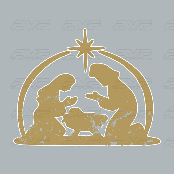 Nativity Manger Pocket Alabama Vinyl