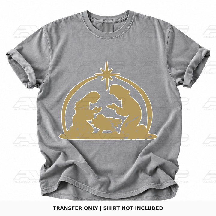 Nativity Manger Pocket Alabama Vinyl