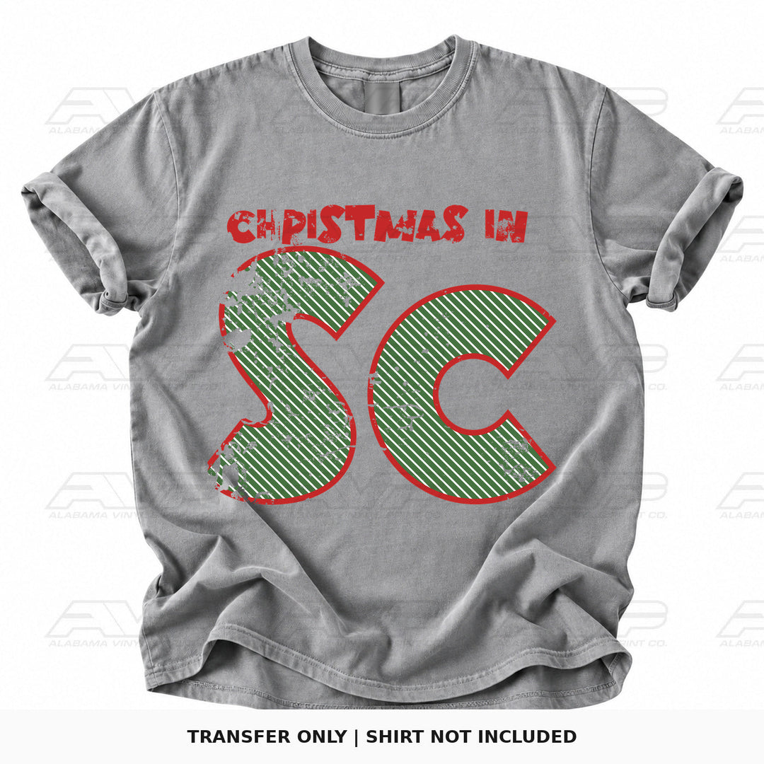 Christmas in South Carolina Alabama Vinyl
