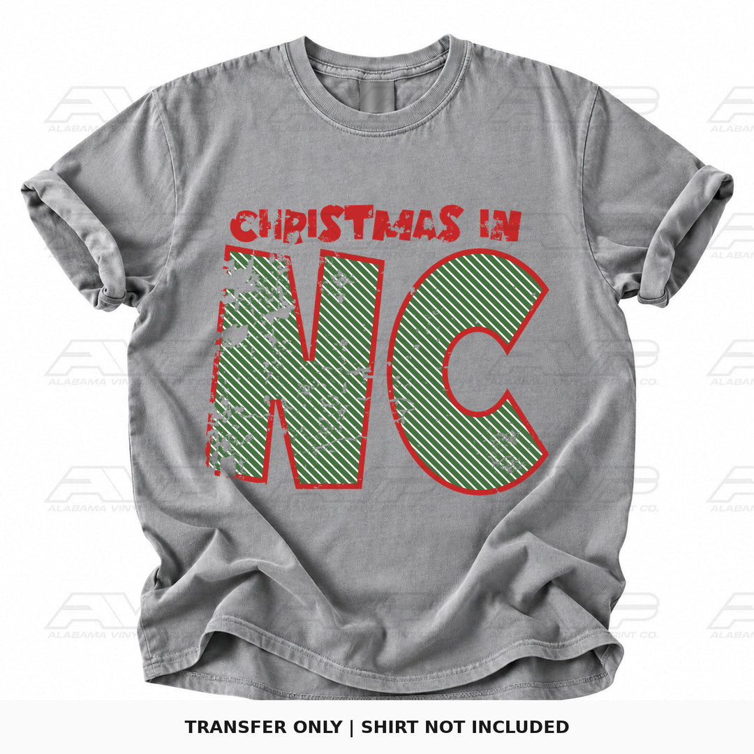 Christmas in North Carolina Alabama Vinyl