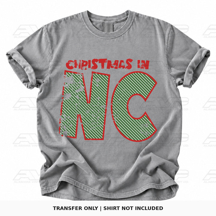 Christmas in North Carolina Alabama Vinyl