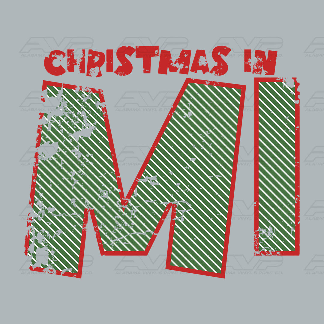 Christmas in Michigan Alabama Vinyl
