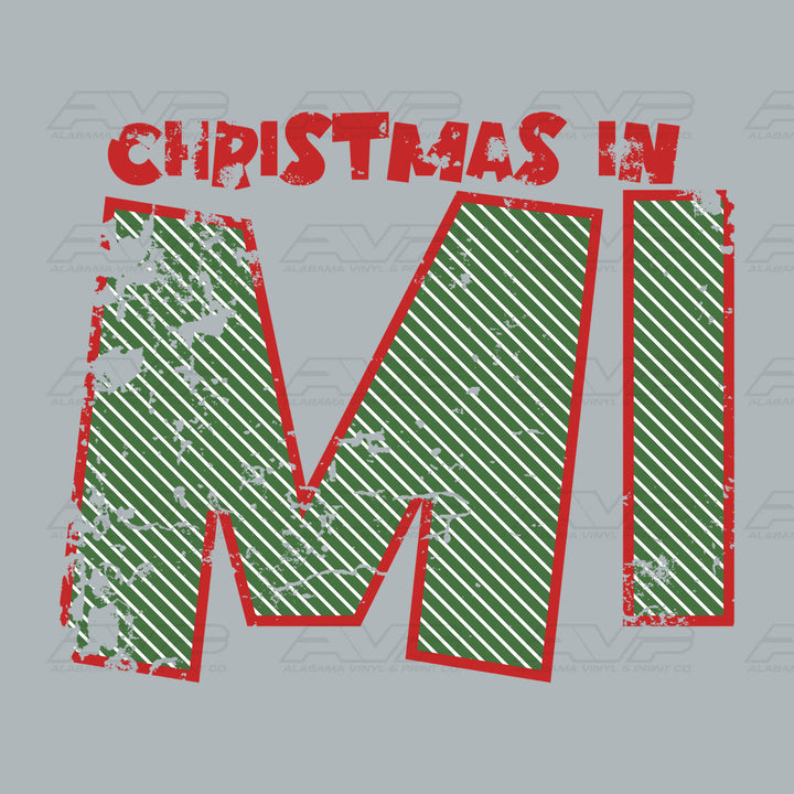 Christmas in Michigan Alabama Vinyl