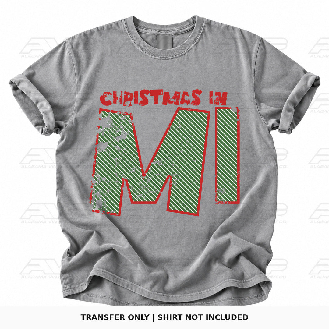 Christmas in Michigan Alabama Vinyl