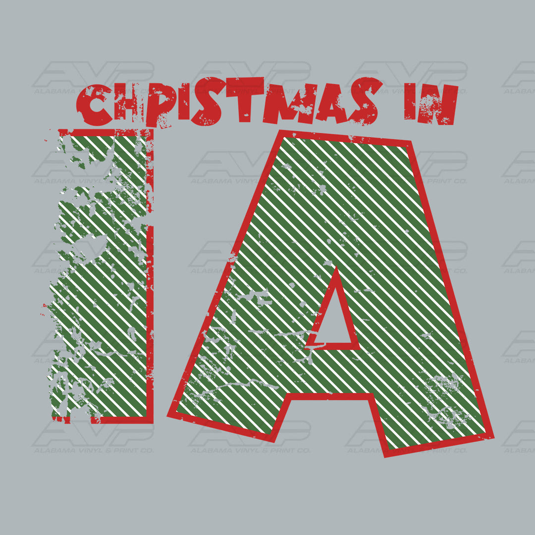 Christmas in Iowa Alabama Vinyl