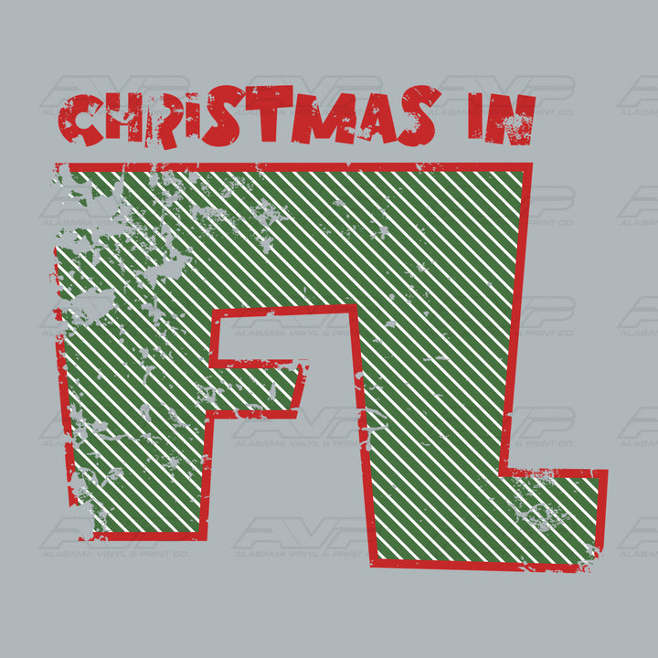 Christmas in Florida Alabama Vinyl