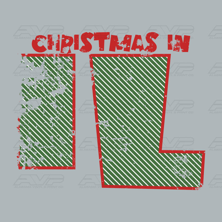Christmas in Illinois Alabama Vinyl