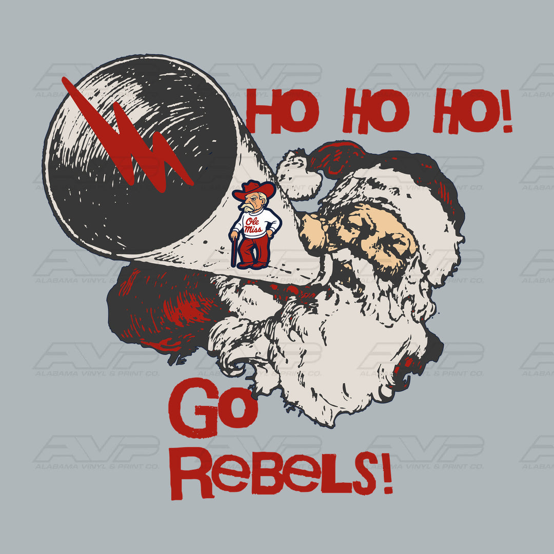 Ole Miss Santa Alabama Vinyl