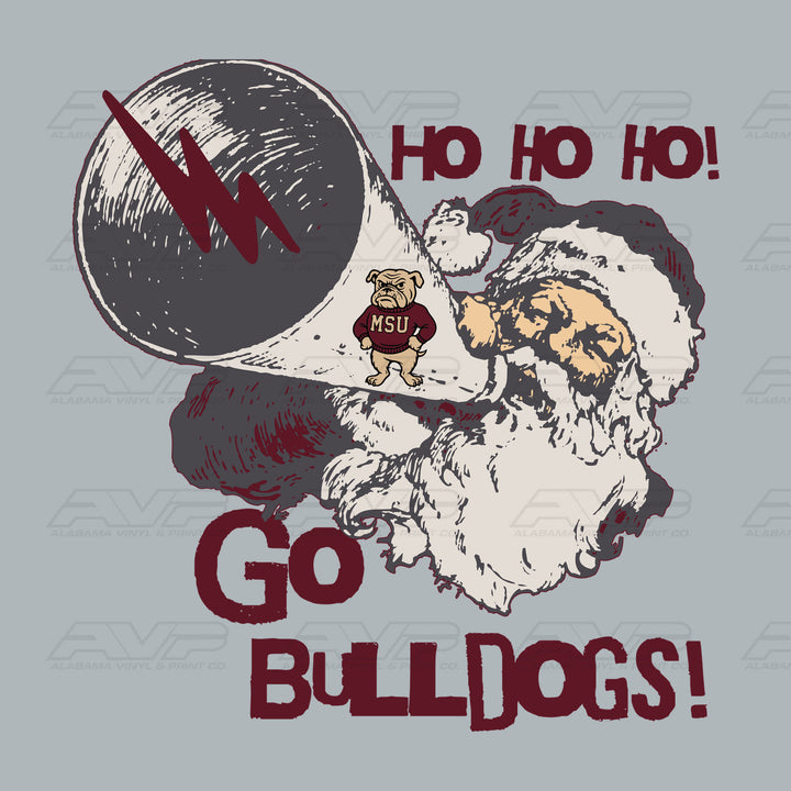 Mississippi State Santa Alabama Vinyl