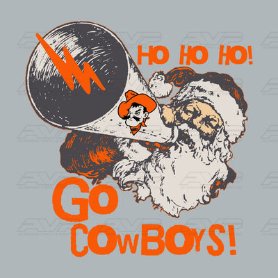 Oklahoma State Santa Alabama Vinyl