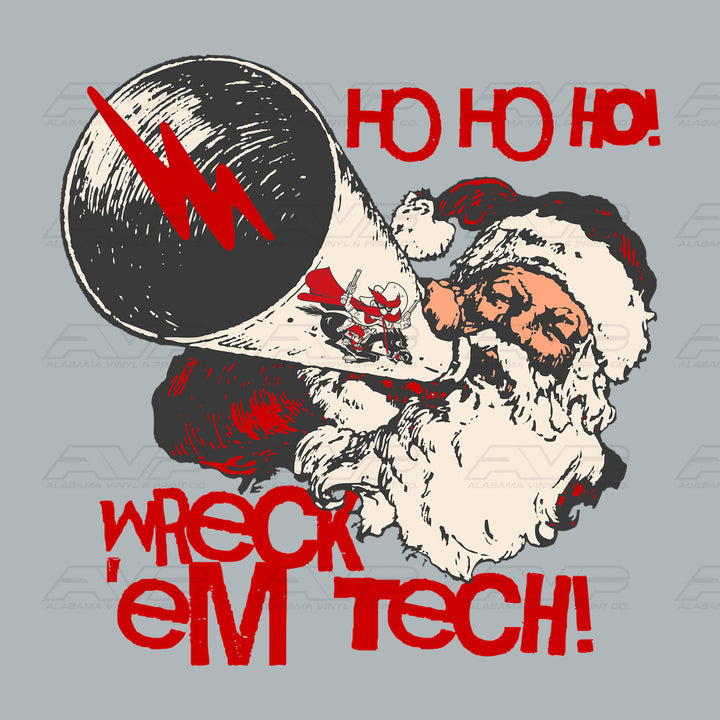 Texas Tech Santa Alabama Vinyl
