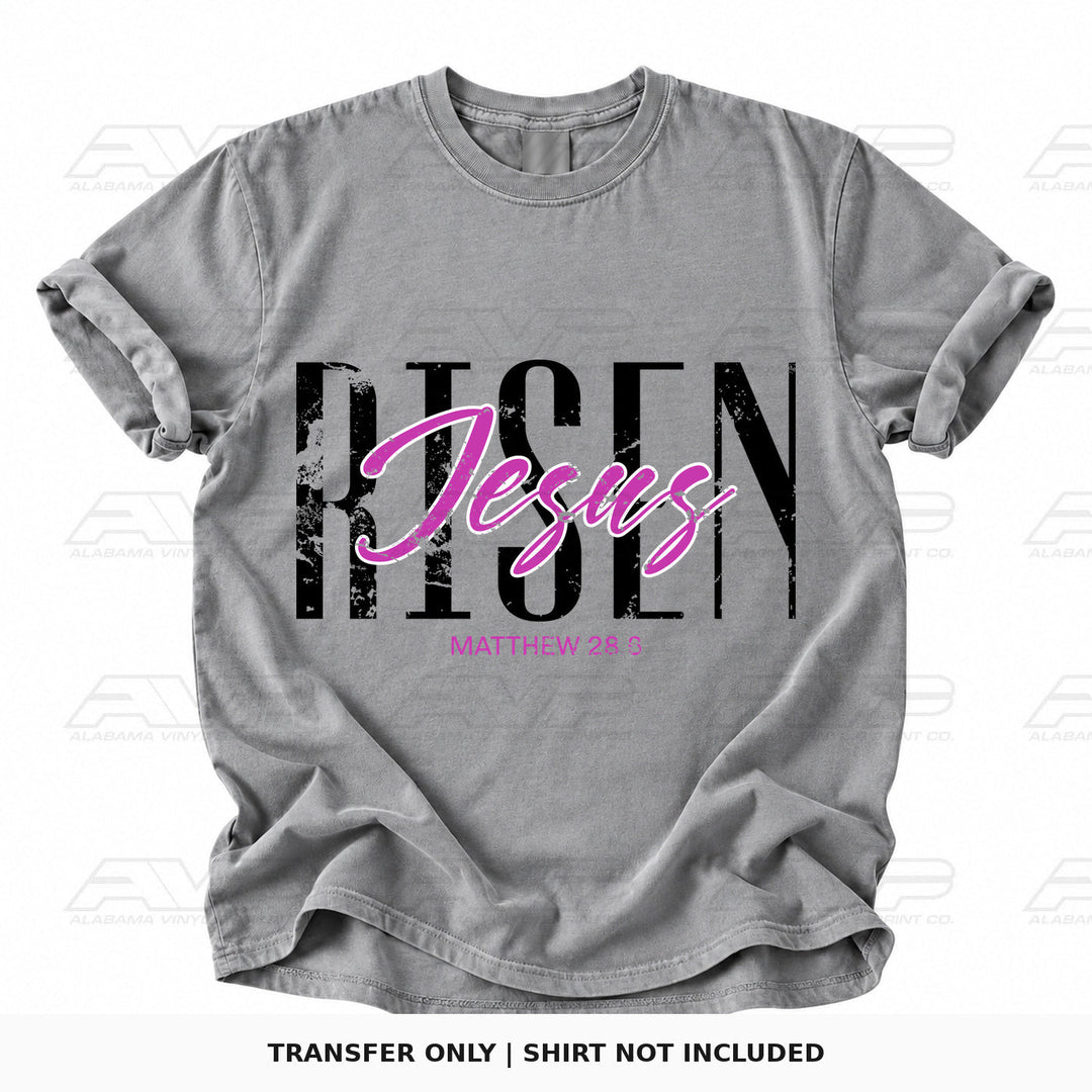 Jesus Risen Pink Alabama Vinyl