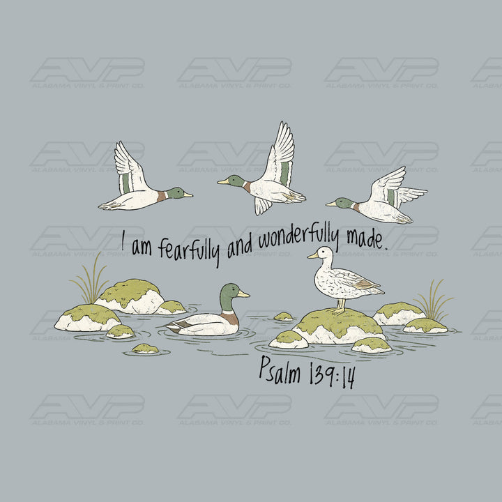 I Am Fearfully and Wonderfully Made Psalm 139:14 Alabama Vinyl