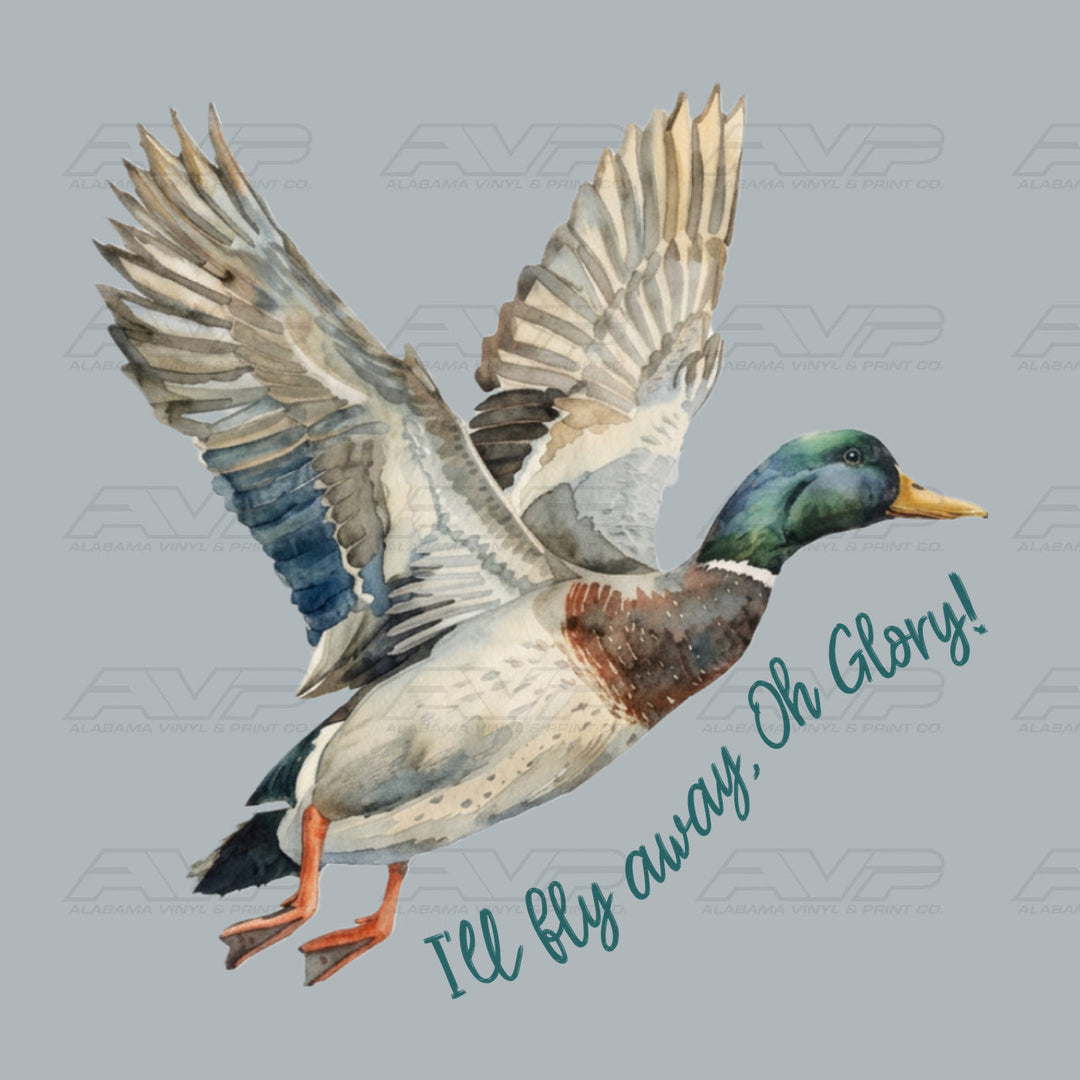 I'll Fly Away Mallard Duck Alabama Vinyl