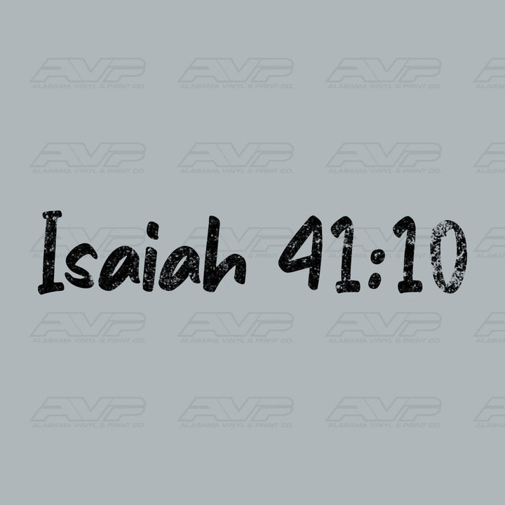 Isaiah 41:10 Alabama Vinyl