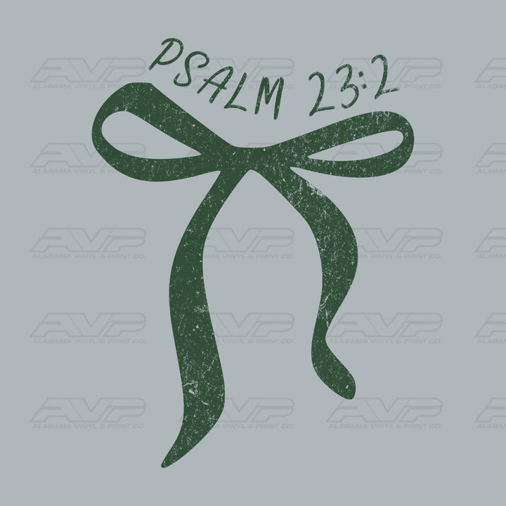 Psalm 23:2 Green Alabama Vinyl