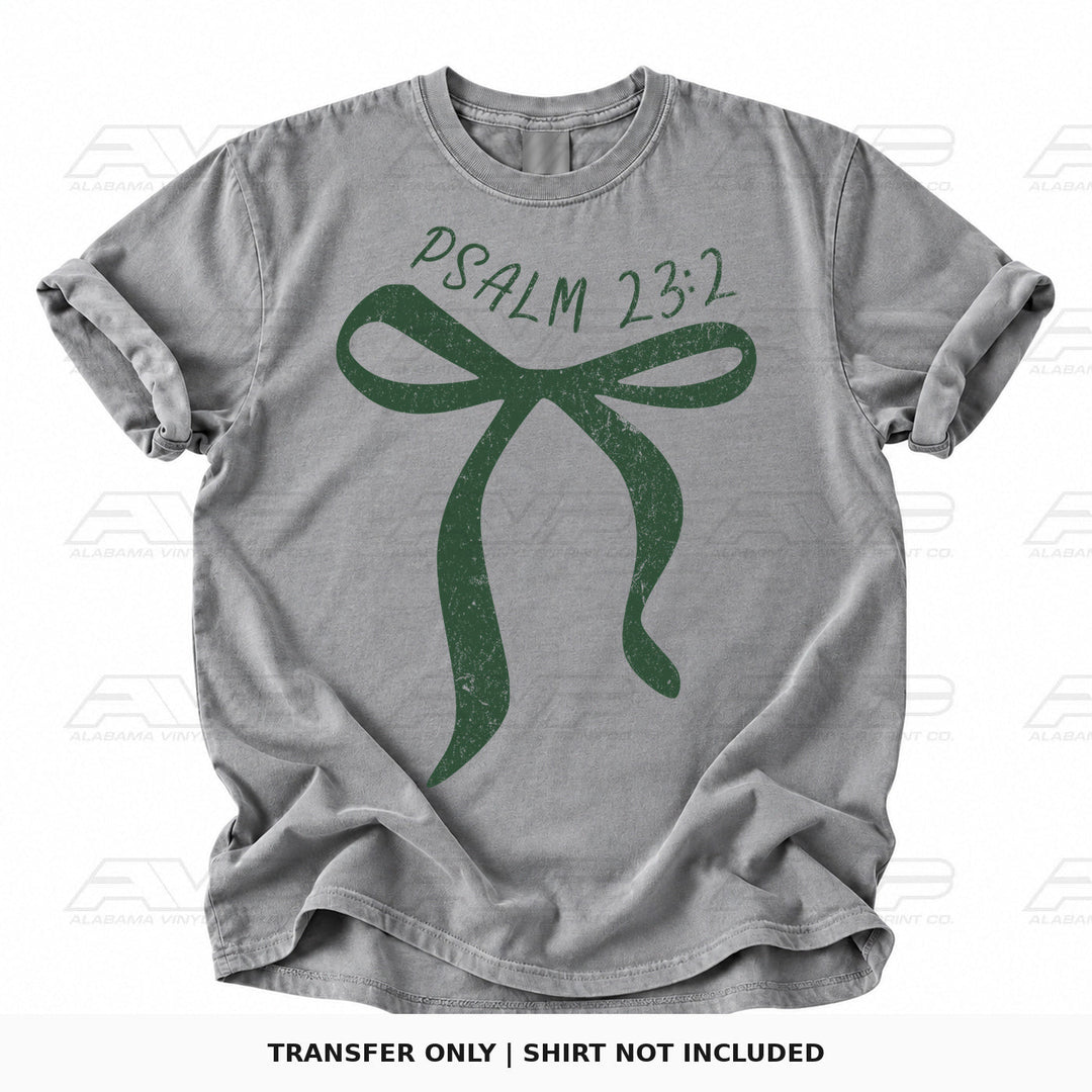 Psalm 23:2 Green Alabama Vinyl