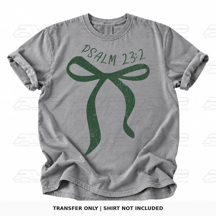 Psalm 23:2 Green Alabama Vinyl