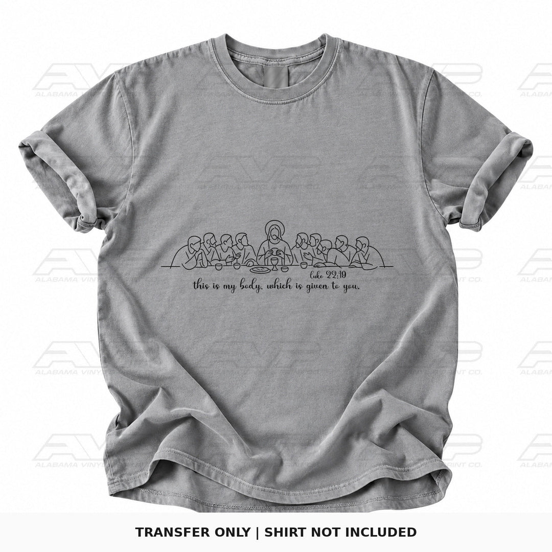 Luke 22:19 Alabama Vinyl