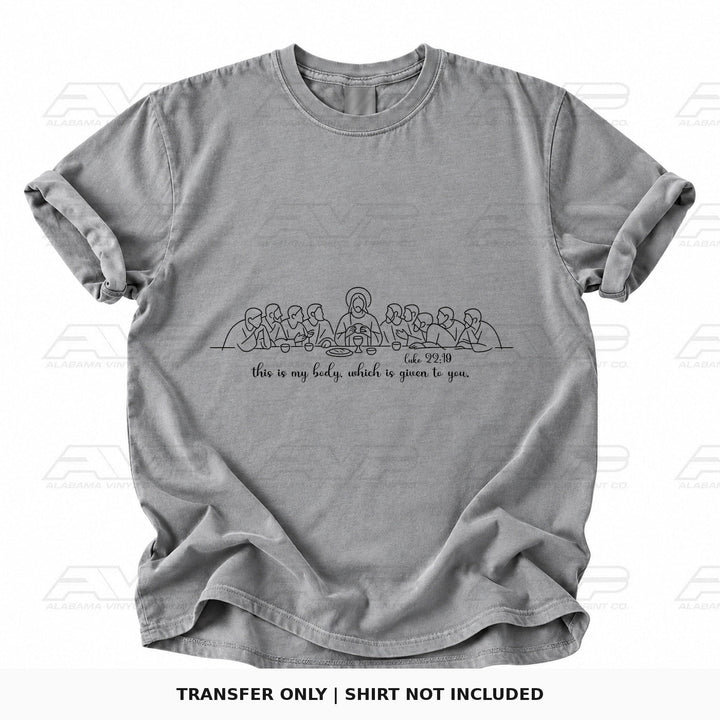 Luke 22:19 Alabama Vinyl