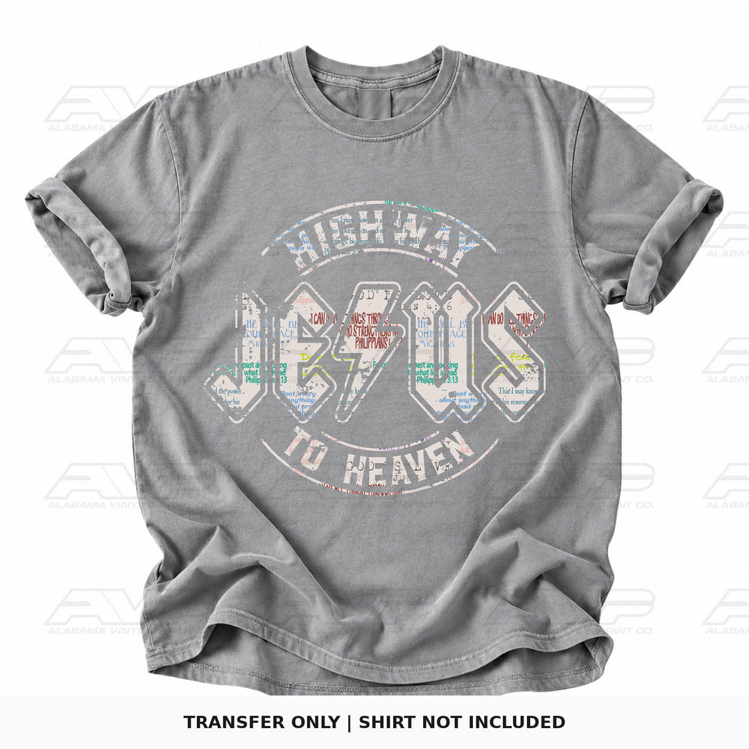 Highway to Heaven Bible Verse Pattern Alabama Vinyl