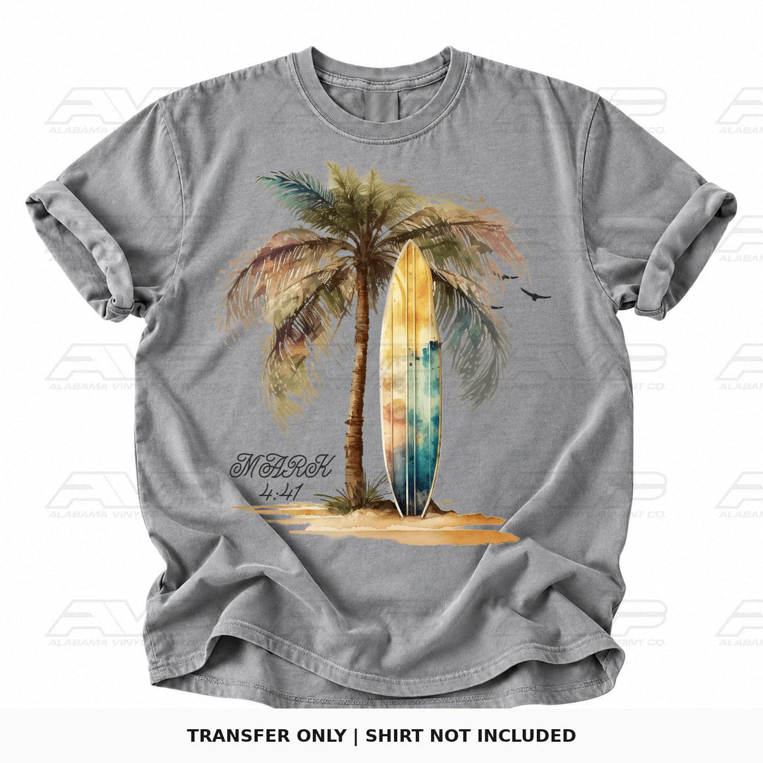 Mark 4:41 Palm Tree Alabama Vinyl