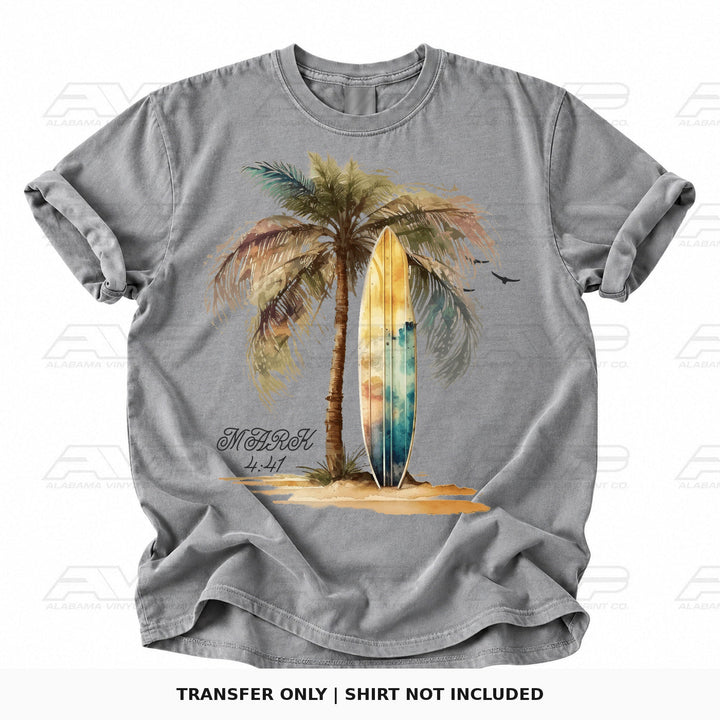 Mark 4:41 Palm Tree Alabama Vinyl