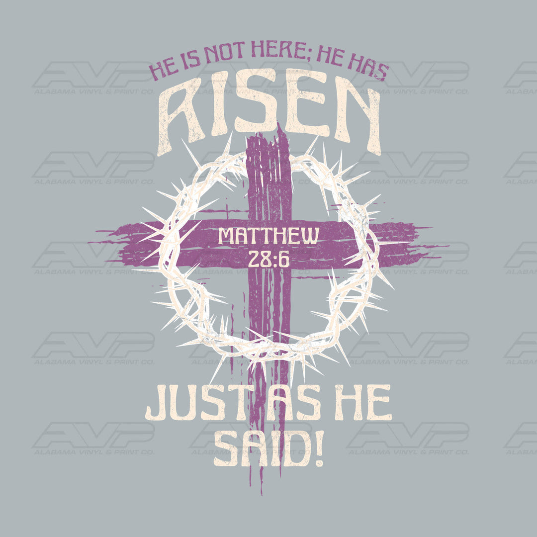 He is Not Here He Has Risen Alabama Vinyl